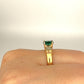 XMAS DEAL | 18kt Gold Emerald Elegance Ring Valuation $4,500