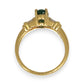 XMAS DEAL | 18kt Gold Emerald Elegance Ring Valuation $4,500