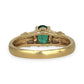 XMAS DEAL | 18kt Gold Emerald Elegance Ring Valuation $4,500