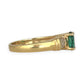 XMAS DEAL | 18kt Gold Emerald Elegance Ring Valuation $4,500