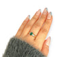 XMAS DEAL | 18kt Gold Emerald Elegance Ring Valuation $4,500