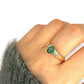 XMAS DEAL | 18kt Gold Emerald Elegance Ring Valuation $4,500