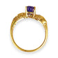 XMAS DEAL | 18kt Gold Violet Royale Ring with Sapphire Valuation $6,400