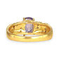 XMAS DEAL | 18kt Gold Violet Royale Ring with Sapphire Valuation $6,400