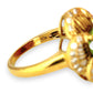 XMAS DEAL | 18kt Gold Verde Éclat Peridot & Diamond Filigree Ring Valuation $4,400