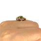 XMAS DEAL | 18kt Gold Verde Éclat Peridot & Diamond Filigree Ring Valuation $4,400