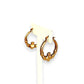 GOLD DEAL | 9ct Gold Claddagh Hoop Earrings – Symbols of Love, Loyalty & Friendship