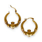 GOLD DEAL | 9ct Gold Claddagh Hoop Earrings – Symbols of Love, Loyalty & Friendship