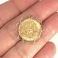 GOLD DEAL | 1913 Half Sovereign Georgivs V D.G. Britt Gold Pendant