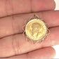 GOLD DEAL | 1913 Half Sovereign Georgivs V D.G. Britt Gold Pendant