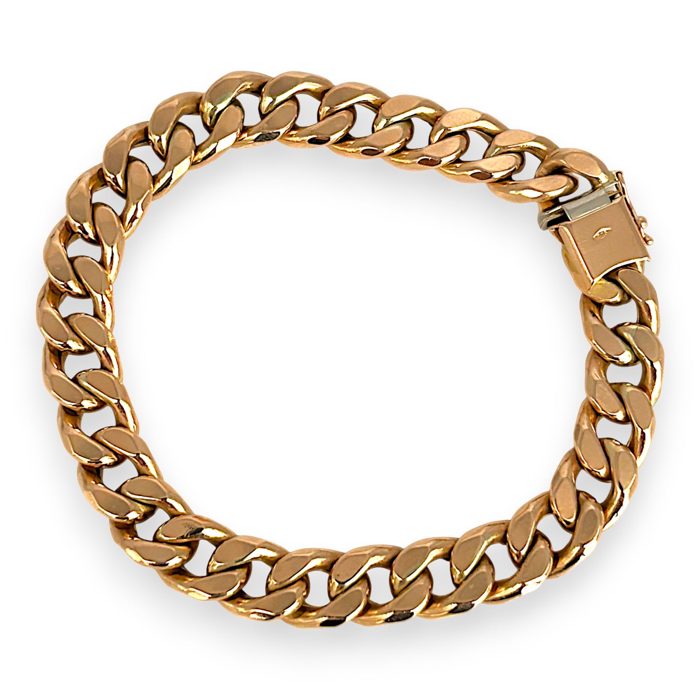 GOLD DEAL | 9ct Gold Dominion Solid Curb Bracelet-Refurbished