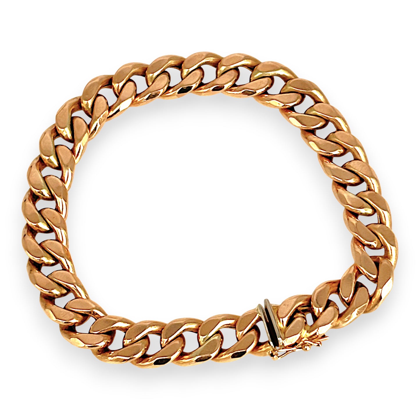 GOLD DEAL | 9ct Gold Dominion Solid Curb Bracelet-Refurbished