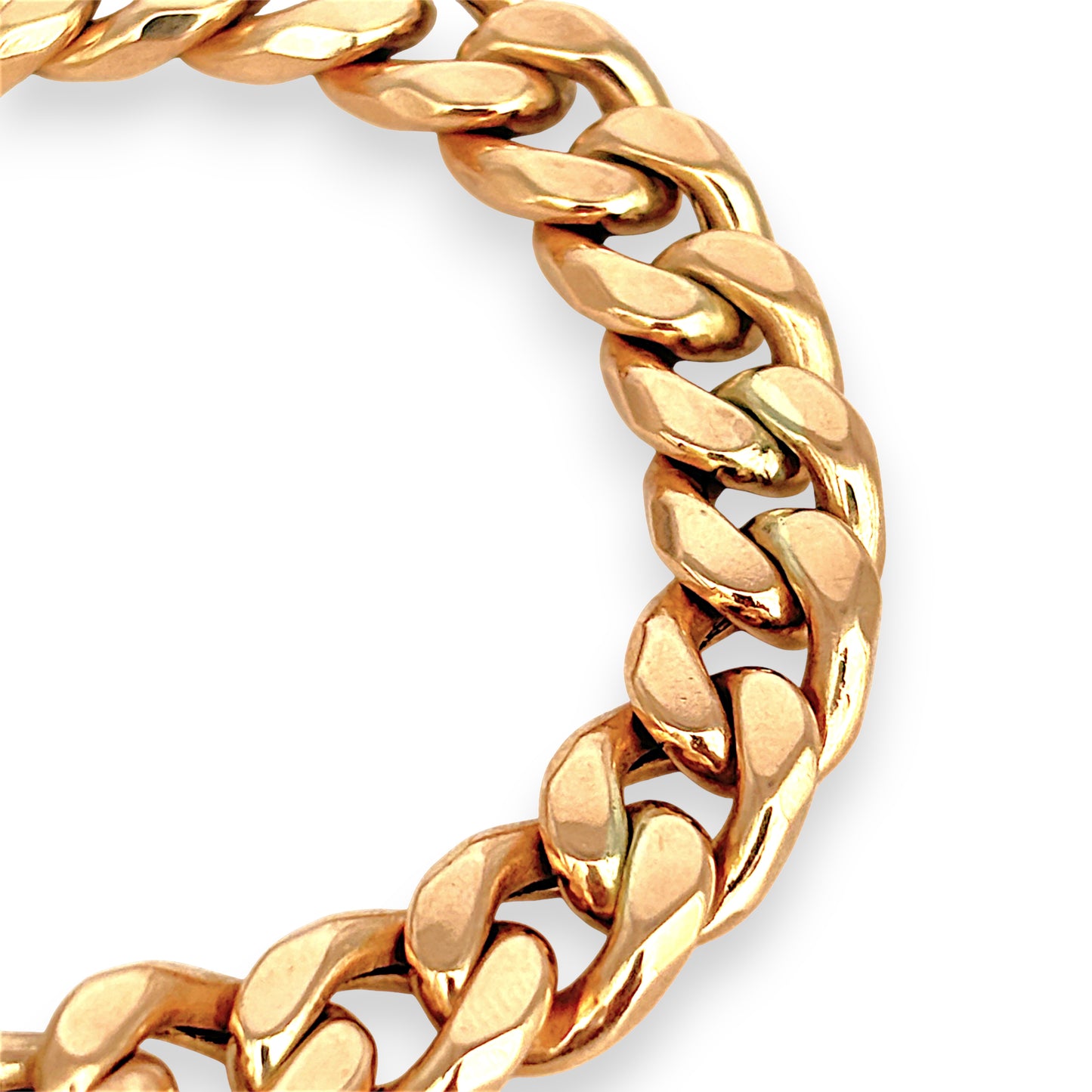 GOLD DEAL | 9ct Gold Dominion Solid Curb Bracelet-Refurbished