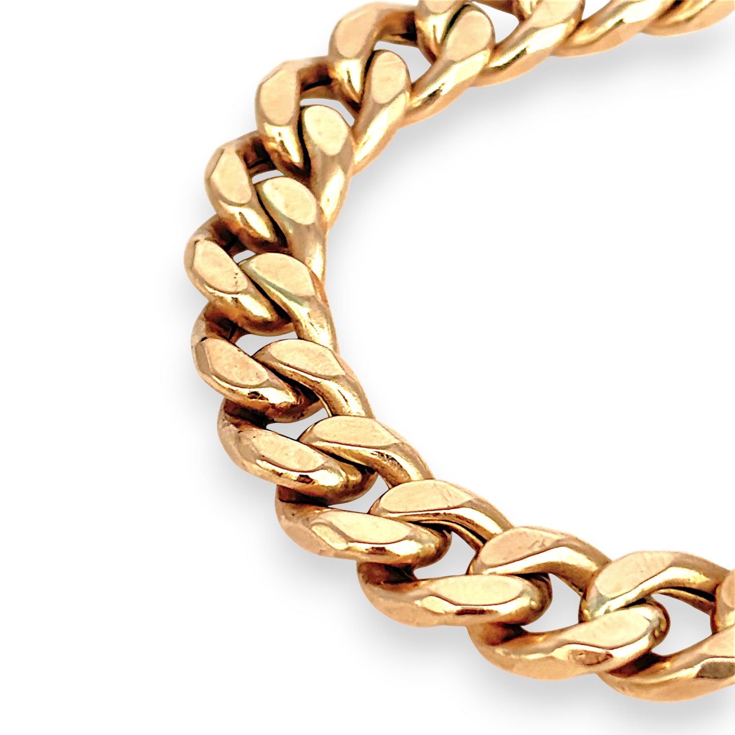 GOLD DEAL | 9ct Gold Dominion Solid Curb Bracelet-Refurbished
