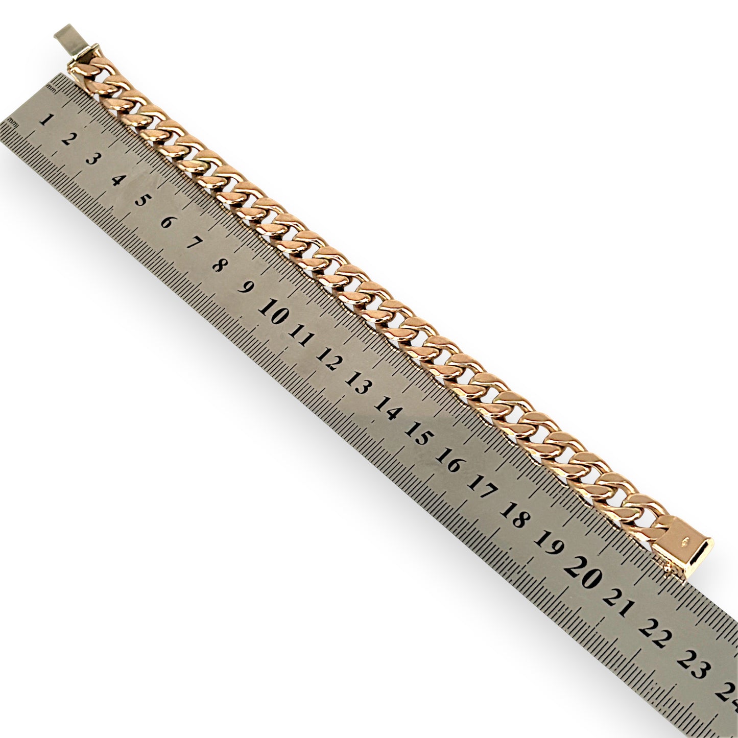 GOLD DEAL | 9ct Gold Dominion Solid Curb Bracelet-Refurbished