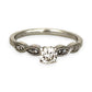GOLD DEAL | 10ct (10k) White Gold Aurora Solitaire Ring Valuation $3,200