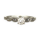 GOLD DEAL | 10ct (10k) White Gold Aurora Solitaire Ring Valuation $3,200
