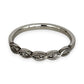 GOLD DEAL | 9ct White Gold Vintage-Inspired Diamond Marquise Band