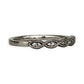 GOLD DEAL | 9ct White Gold Vintage-Inspired Diamond Marquise Band