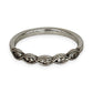 GOLD DEAL | 9ct White Gold Diamond Ring with Vintage Marquise Rhythm