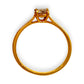 GOLD DEAL | 22K Gold Ring with Radiant CZ