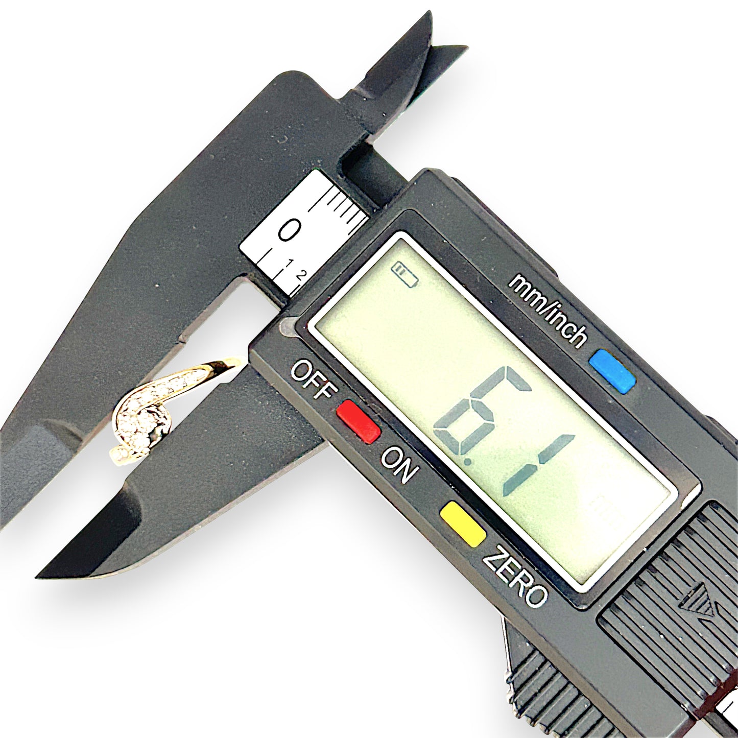 GOLD DEAL | 9ct Gold Swirl Cluster Diamond Ring Size M