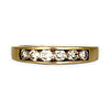 GOLD DEAL | 9ct Gold Classic Channel-Set Diamond Band Ring Size N