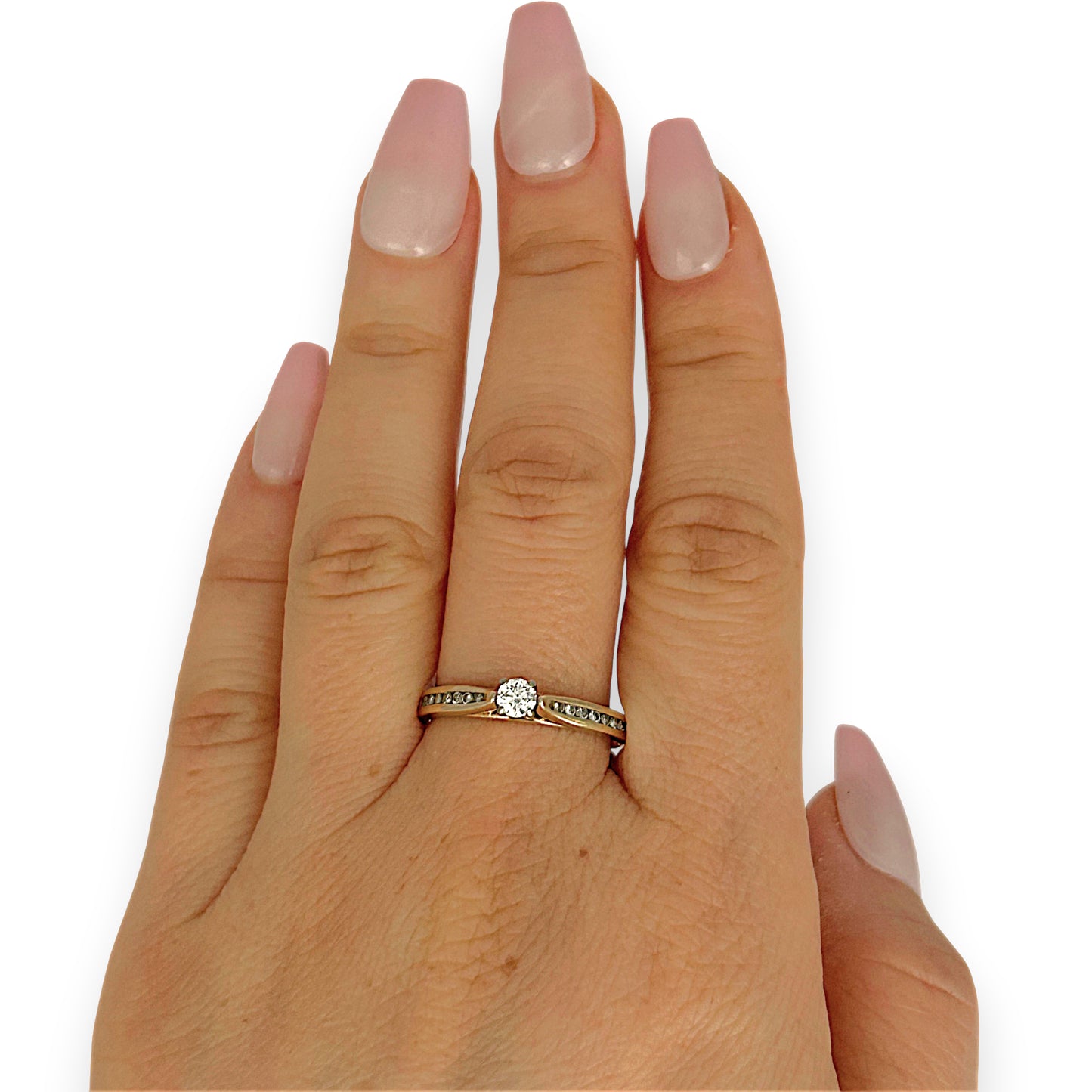 GOLD DEAL | 9ct (9K) Gold Majestic Diamond Pavé-Set Ring