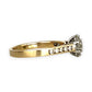 GOLD DEAL | 9ct (9K) Gold Diamond Floral Cluster Ring Valuation TDW 0.70ct $3,000