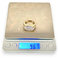 GOLD DEAL | 10ct (10K) Y/W Gold MICHAEL HILL Regal Grid Diamond 1.00ct Statement Ring