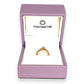 GOLD DEAL | 10ct (10K) Gold MICHALE HILL Solitaire Diamond Ring Size K 1/2