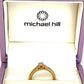 GOLD DEAL | 10ct (10K) Gold MICHALE HILL Solitaire Diamond Ring Size K 1/2