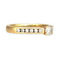 GOLD DEAL | 10ct (10K) Gold MICHALE HILL Solitaire Diamond Ring Size K 1/2