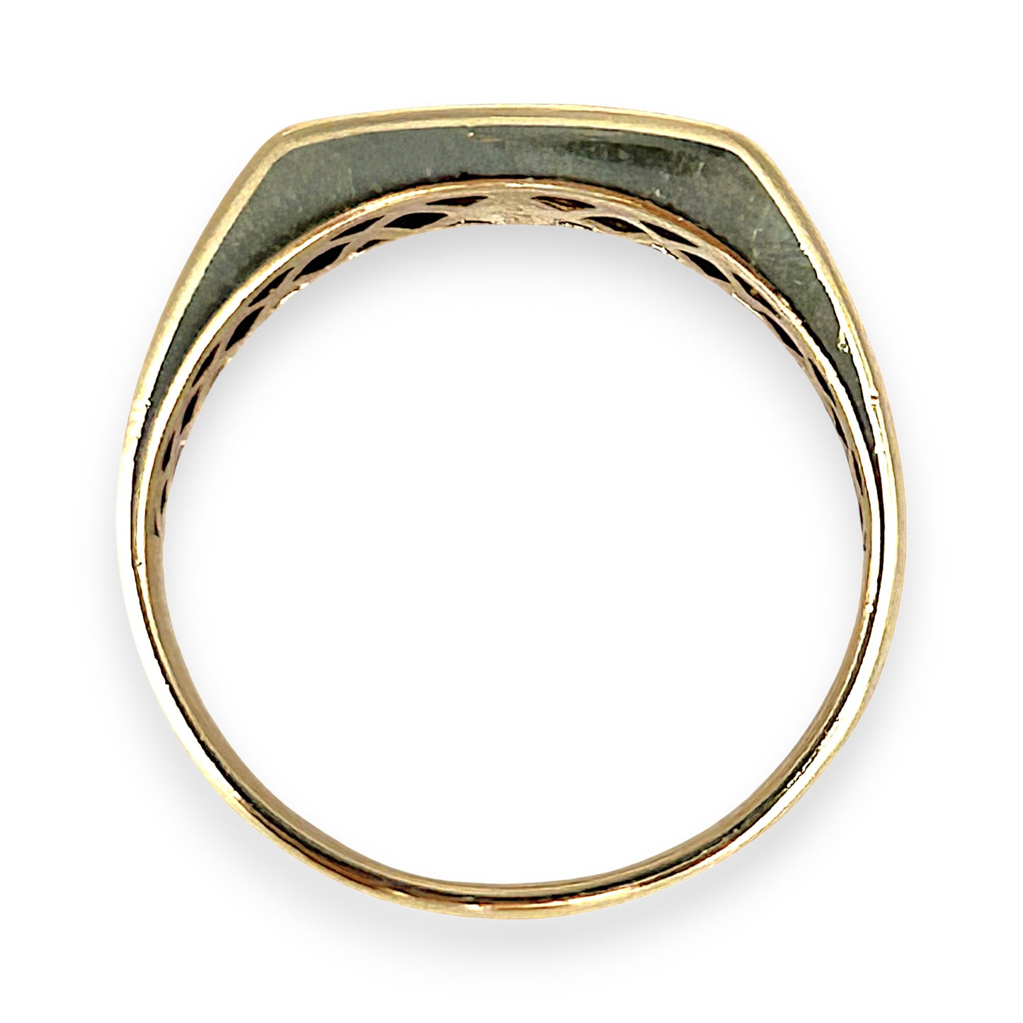 GOLD DEAL | 10ct (10K) Gold MICHAEL HILL Triple Row Diamond 0.50ct Ring Valuation $3,629