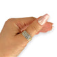 GOLD DEAL | 10ct (10K) Gold MICHAEL HILL Triple Row Diamond 0.50ct Ring Valuation $3,629