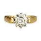 GOLD DEAL | 18ct (18K) Gold Cluster Diamond 0.48ct Ring Valuation $4,400