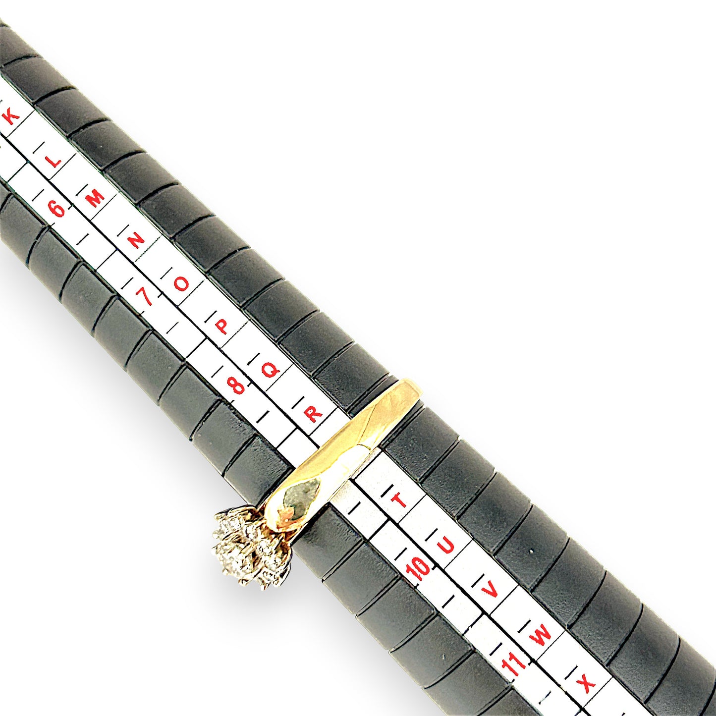 GOLD DEAL | 18ct (18K) Gold Cluster Diamond 0.48ct Ring Valuation $4,400