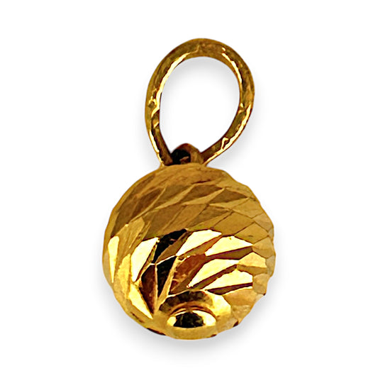GOLD DEAL | 22K Gold Disco Ball Pendant