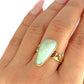 GOLD DEAL | 14ct (14K) Gold Aurora Bloom Opal Ring Valuation $4,200
