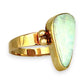 GOLD DEAL | 14ct (14K) Gold Aurora Bloom Opal Ring Valuation $4,200