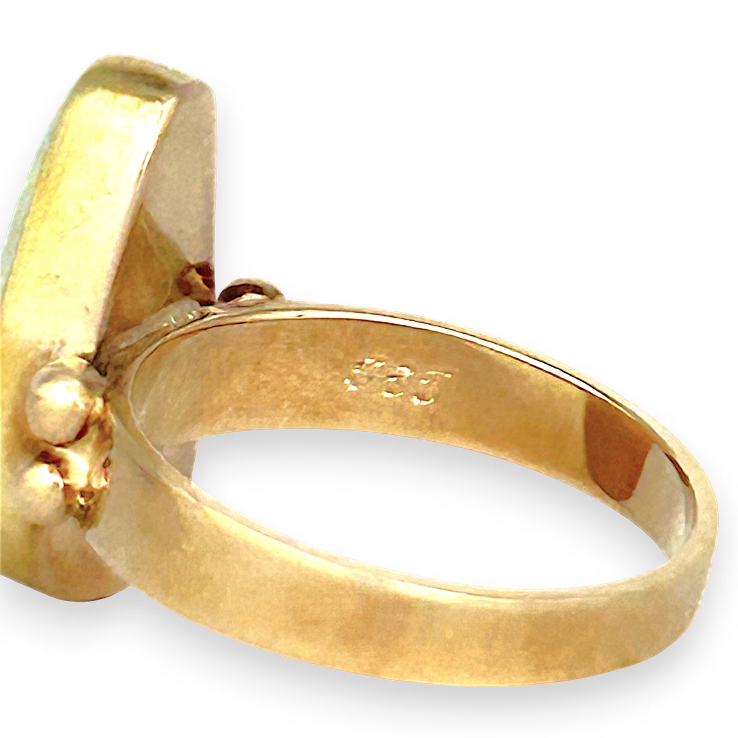 GOLD DEAL | 14ct (14K) Gold Aurora Bloom Opal Ring Valuation $4,200
