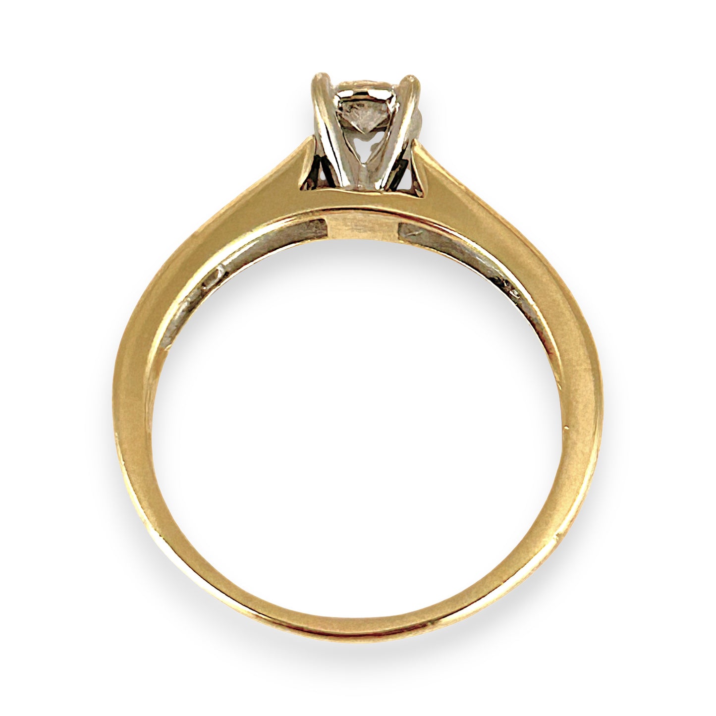 GOLD DEAL | 14ct (14K) Gold MICHAEL HILL Classic Diamond 0.62ct Solitaire Ring Valuation $4,000