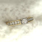 GOLD DEAL | 14ct (14K) Gold MICHAEL HILL Classic Diamond 0.62ct Solitaire Ring Valuation $4,000