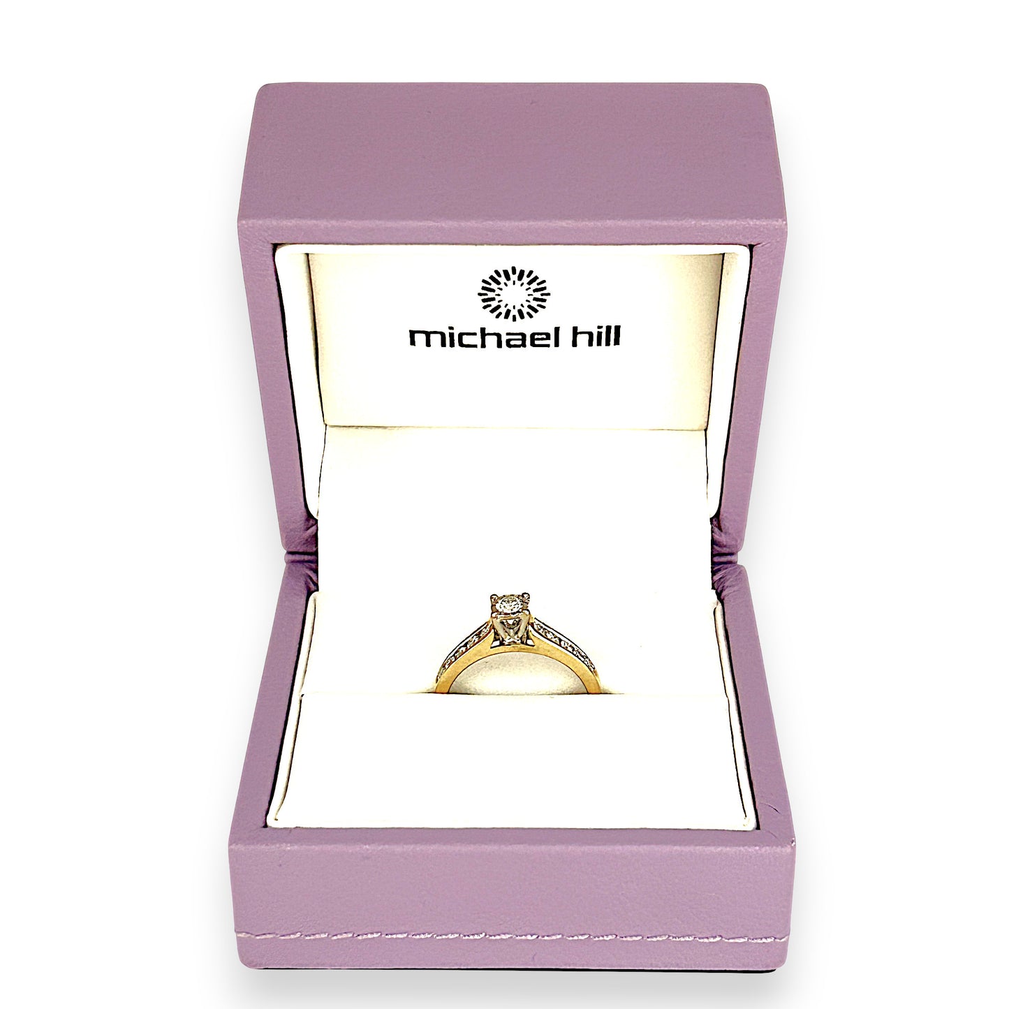 GOLD DEAL | 14ct (14K) Gold MICHAEL HILL Classic Diamond 0.62ct Solitaire Ring Valuation $4,000