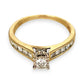 GOLD DEAL | 14ct (14K) Gold MICHAEL HILL Classic Diamond 0.62ct Solitaire Ring Valuation $4,000