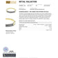 GOLD DEAL | 14ct (14K) Y/W Gold Lustre Line Bangle with 1.60ct Diamonds Valuation $15,950
