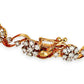 GOLD DEAL | 18ct (18K) Gold Diamond Floral Wave Bangle Valuation $13,000