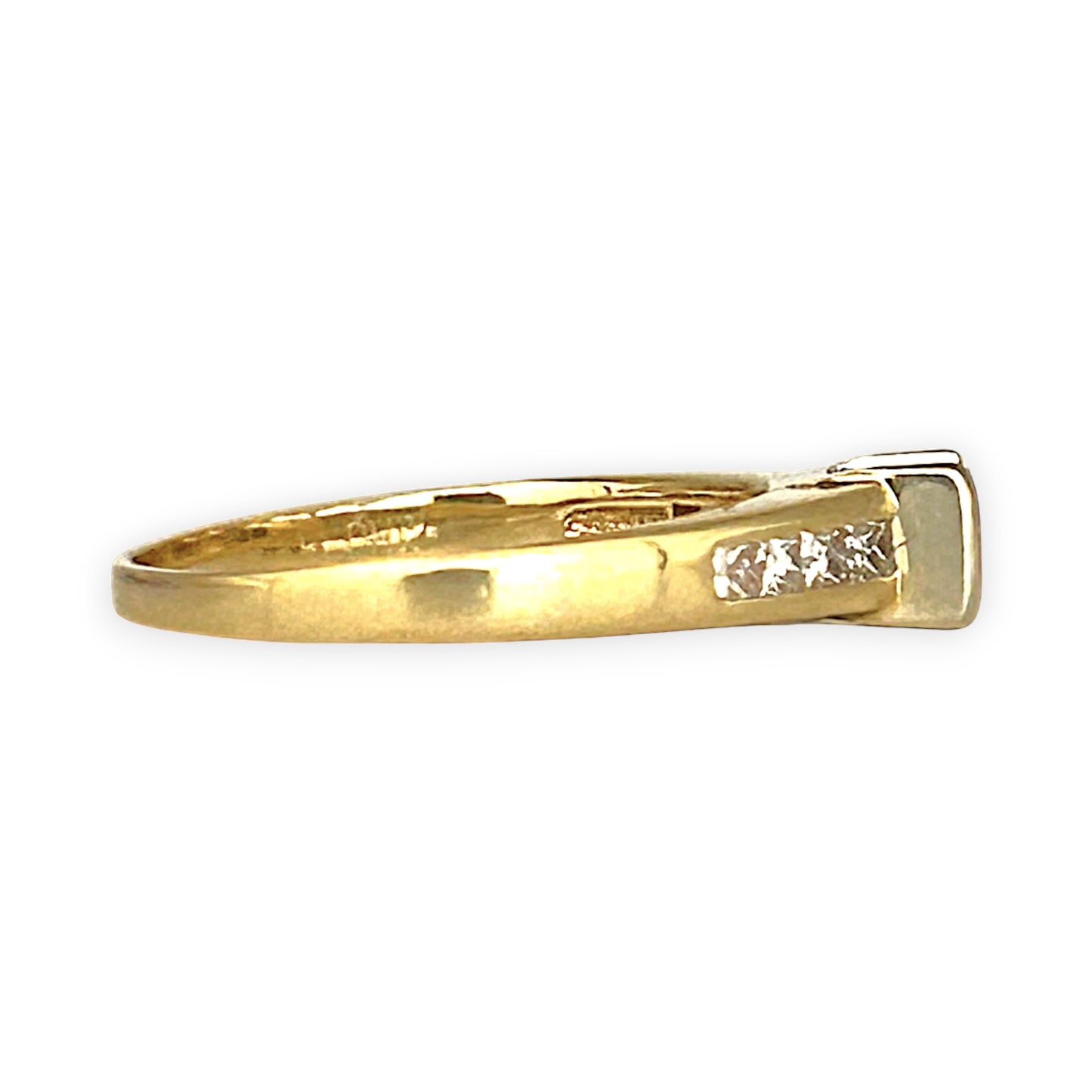 GOLD DEAL | 18ct (18K) Gold Michael HIll Solitaire Diamond 0.53ct Ring Valuation $4,750