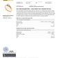 GOLD DEAL | 18ct (18K) Gold Michael HIll Solitaire Diamond 0.53ct Ring Valuation $4,750