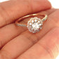 GOLD DEAL | 18ct (18K) Rose Gold Diamond Floral Halo Ring TDW 0.77ct Valuation $4,950